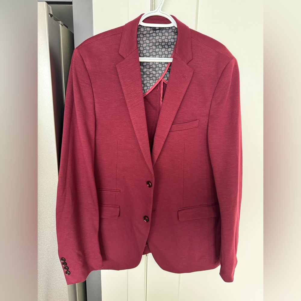 Grafton Elegant Burgundy Men's Blazer